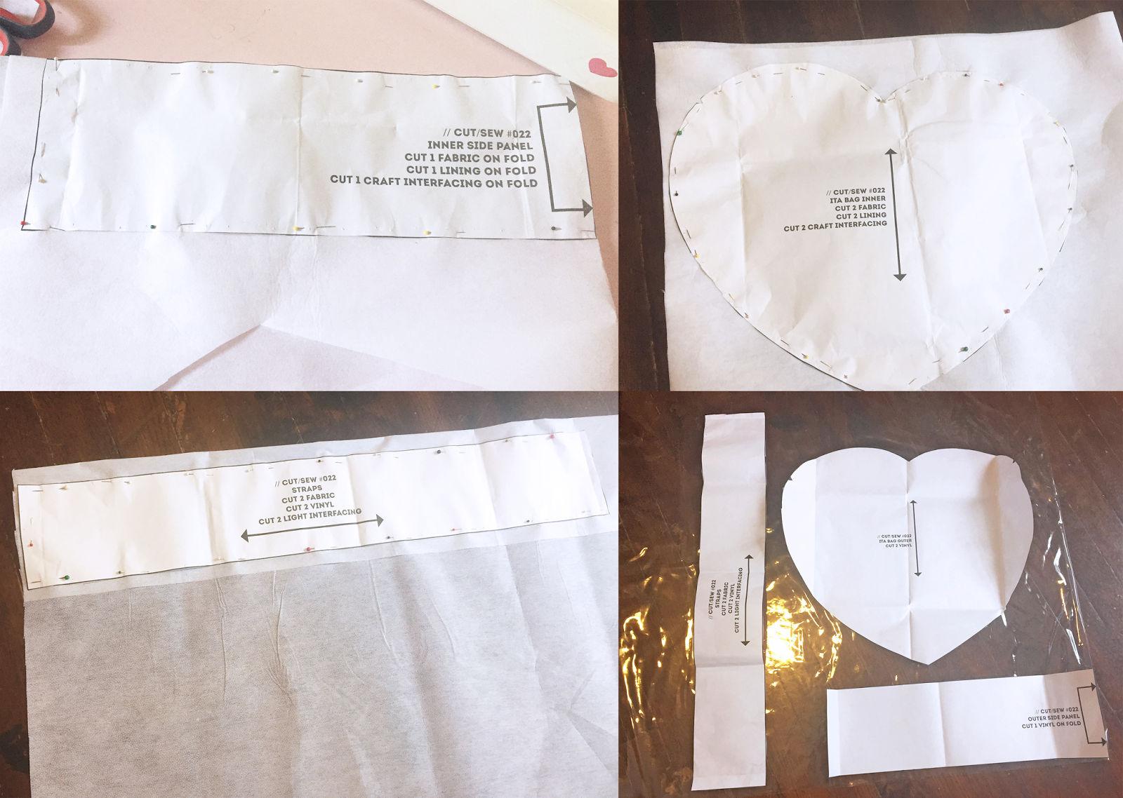 Hey! Cut/Sew Ita Bag Pattern Tutorial