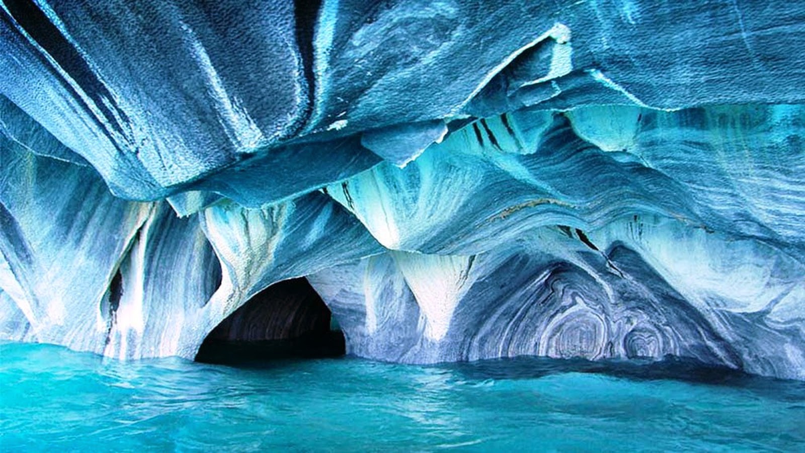 World Exotic Place Las Cavernas de Marmol (Marble Cave)