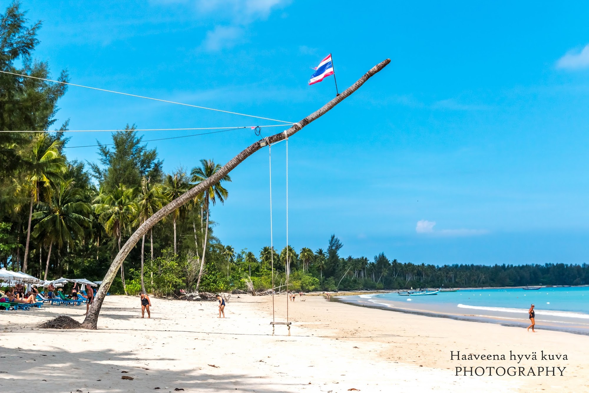 Haaveena hyvä kuva Coconut Beach Khao Lak Thaimaa