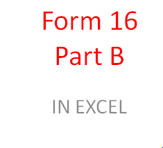 FORM 16 PART B IN EXCEL