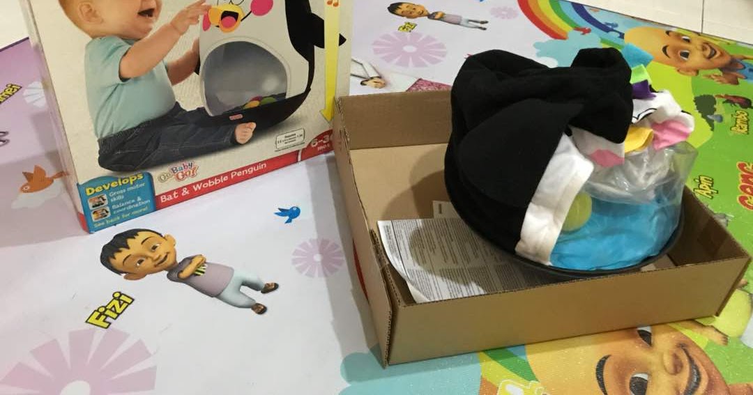 fisher price go baby go bat & wobble penguin