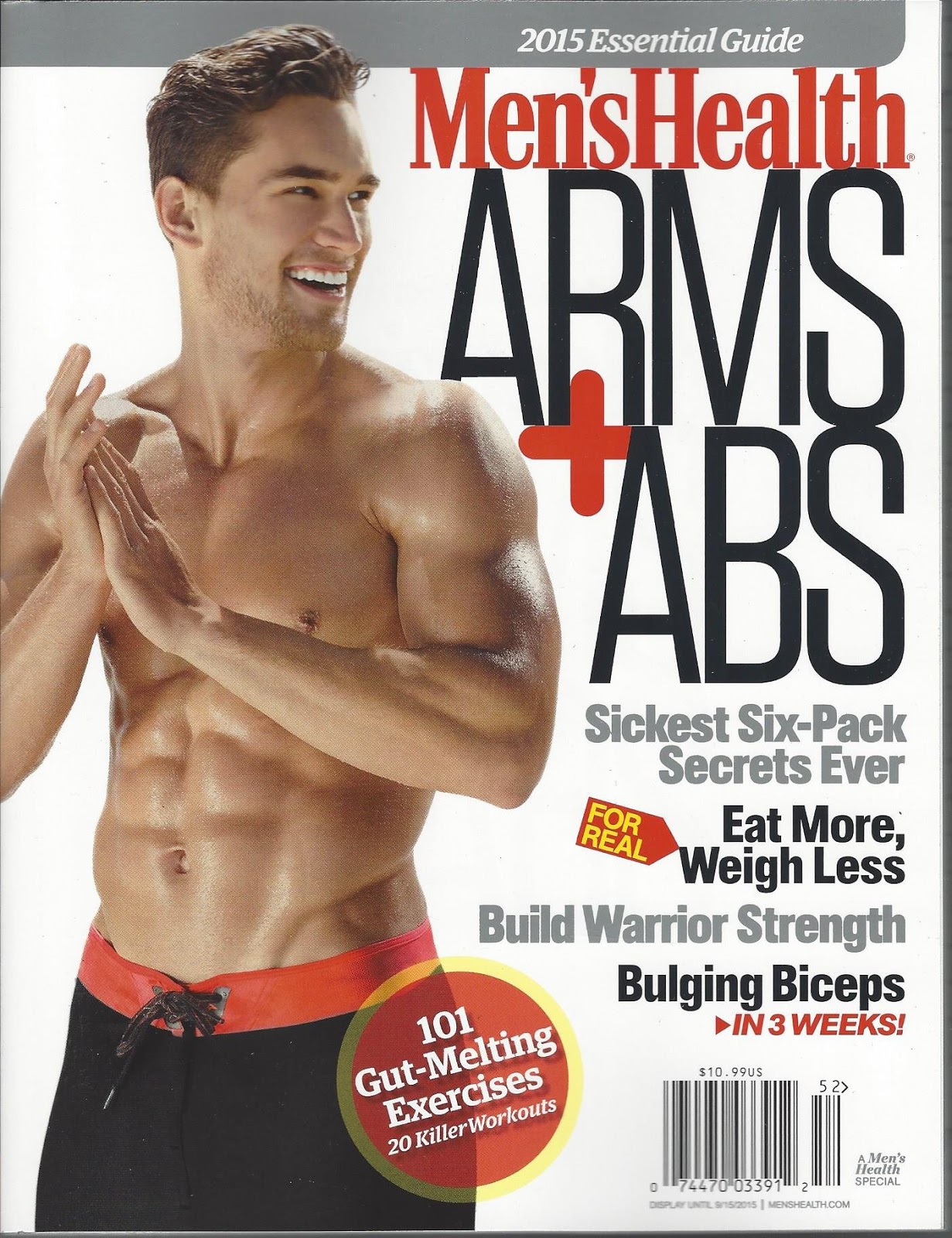 MEN'S HEALTH ARMS + ABS ESSENTIAL GUIDE 2015
