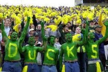 oregon ducks football fans teams college