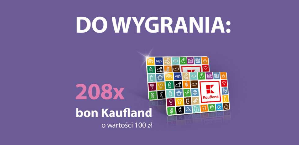 Wygraj bon zakupowy Kaufland o wartości 100 zł - 208 szt. czeka Konkurs
