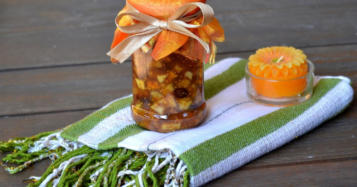 glückszauber : Apfel-Birnen-Konfitüre mit getrockneten Früchten