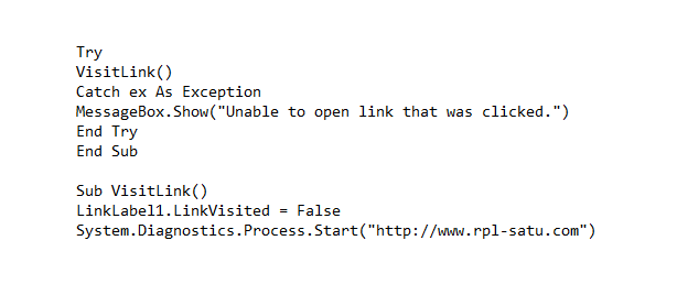 Cara Membuat Link di Visual Studio 2013 - RPL SATU