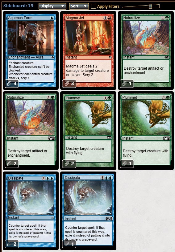 Magic the Gathering Adventures [Standard] Morph standby deck for the first month of Fate