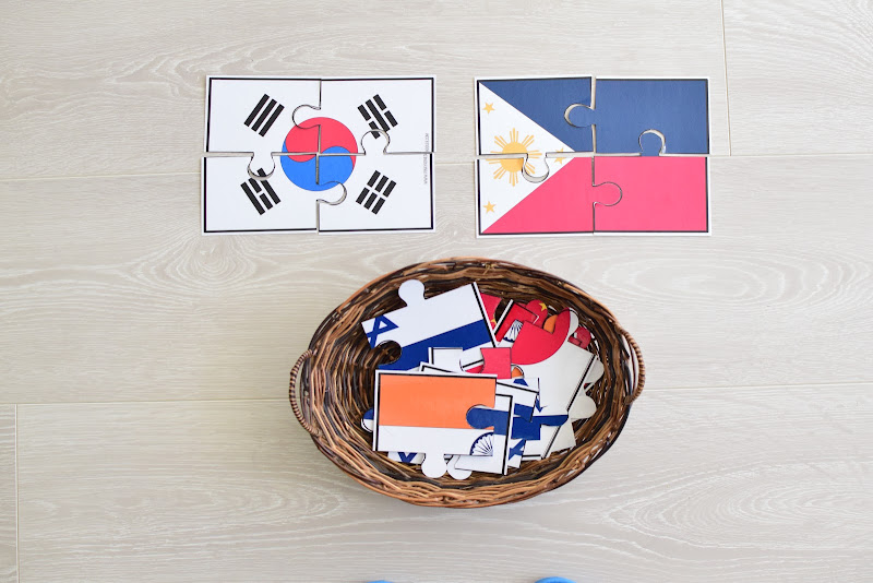 Asia Study for Kids: Flag Works
