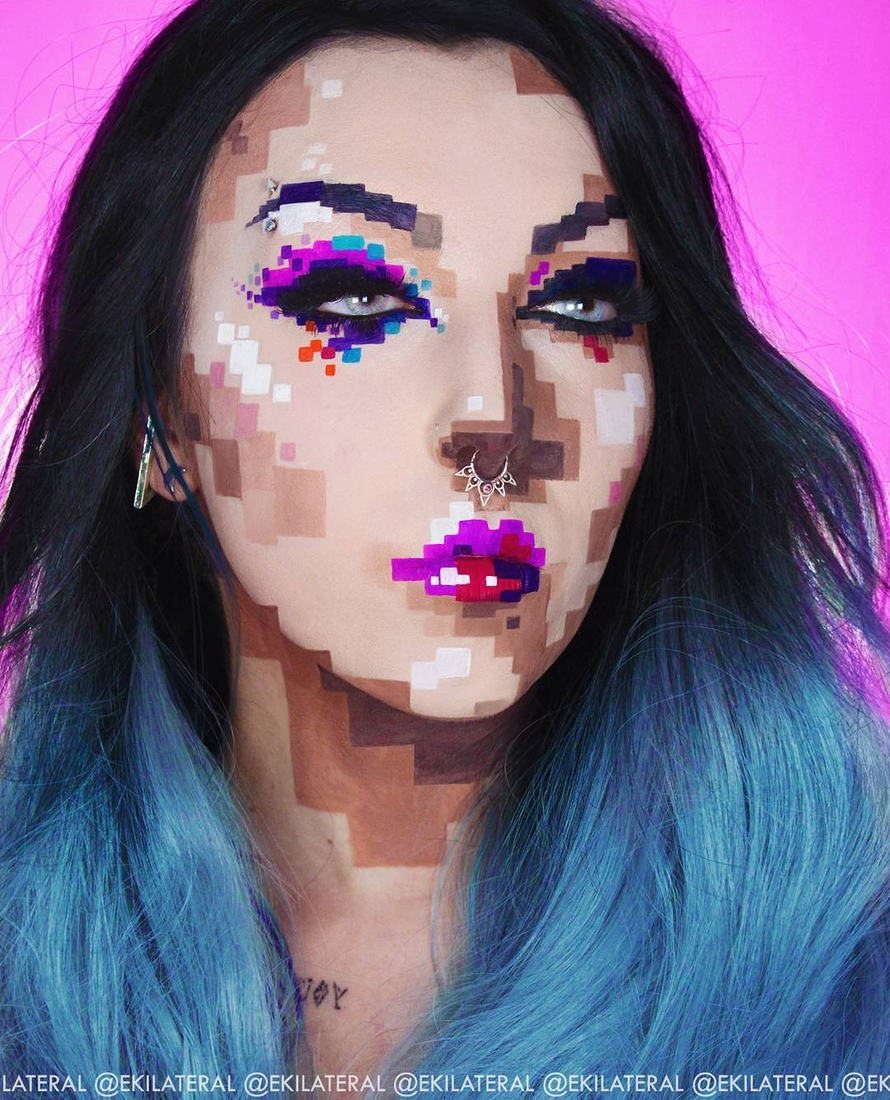 01-Pixelated-Kelly-Nantes-Glamour-and-Scary-Mua-Makeup-Transformations-www-designstack-co