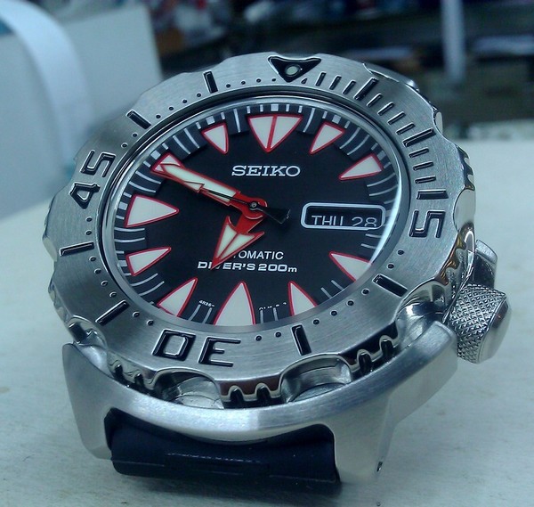 C-segment Wrist Watches: 2012 Seiko Monster 42mm (Model nos. SRP307K1,  SRP309K1, SRP311K1, SRP313K1, and SRP315K1)