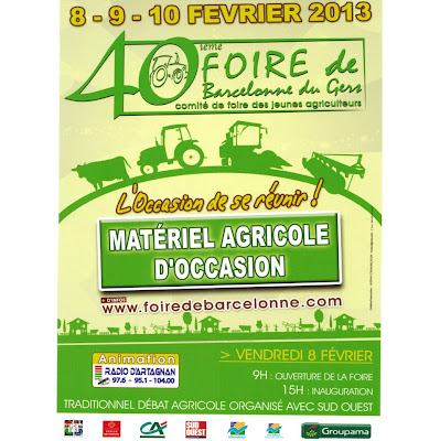 40ème Foire de Barcelonne du Gers Matériel agricole d'occasion exclusivement !