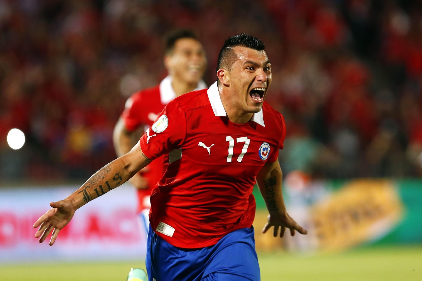 Partidos de la Roja: Jugadores con m