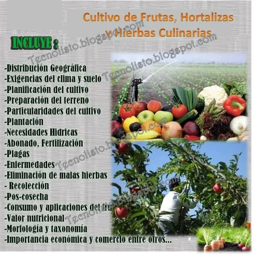 "Cultivo de Frutas y Hortalizas"