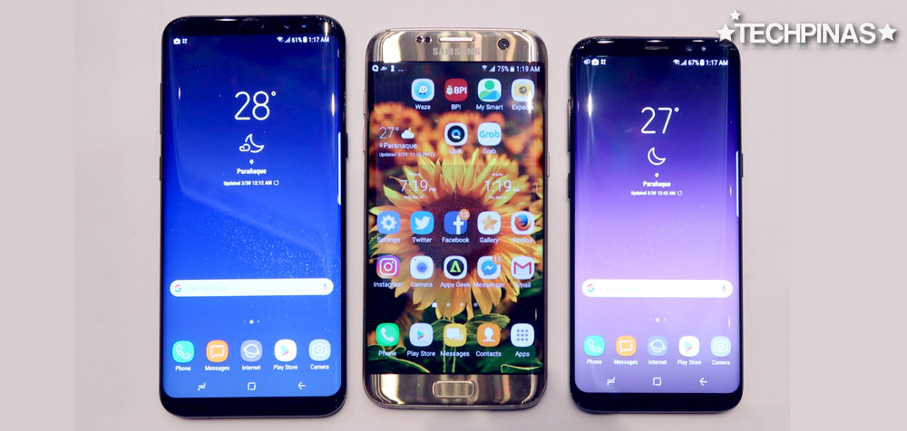 Samsung Galaxy S8 Plus vs Samsung Galaxy S7 Edge vs Samsung Galaxy S8