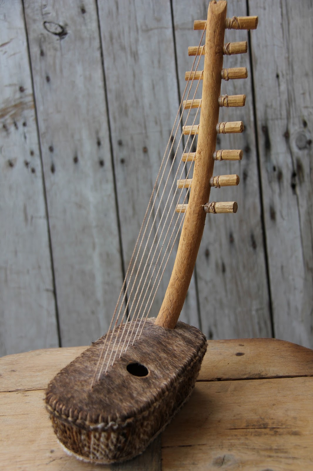 A Piece of Africa Holiday Project! 87 Ennanga ( Bow Harp) from Uganda