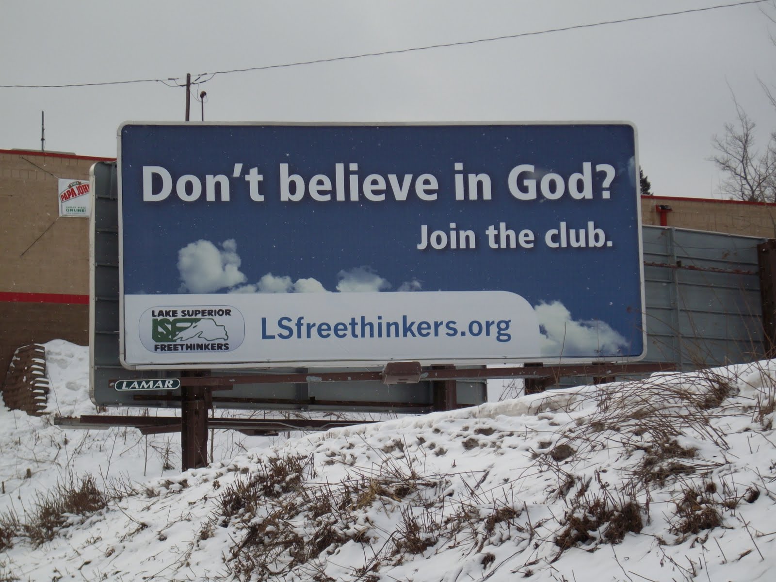 Atheist Billboard Goes Up in Duluth, Minnesota Guest Contributor