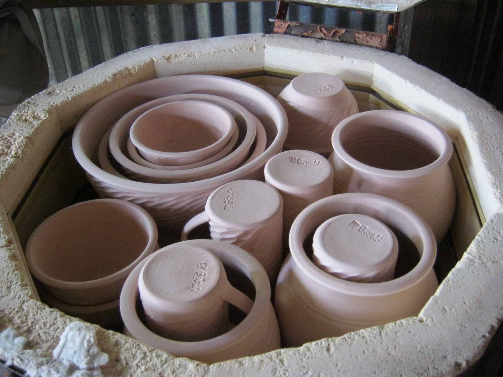 meesh's pottery: Which would you prefer; loading a bisque kiln or a