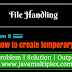 How to create a temporary file in Java?