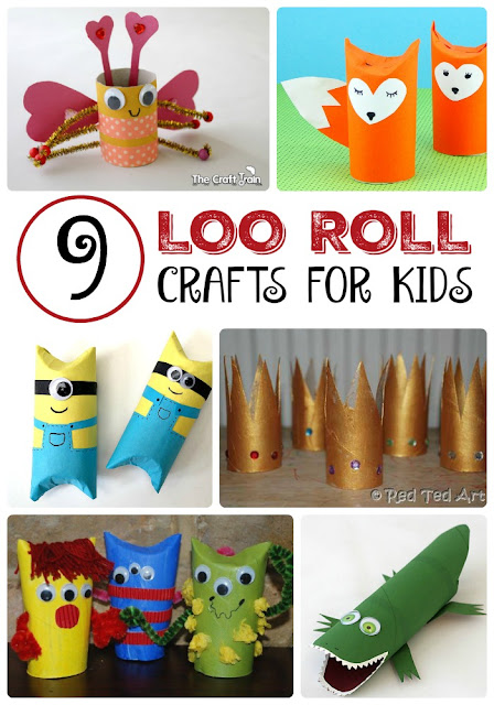 9 Toilet Paper Roll Crafts for Kids. Kids' Crafts. Crafts for Kids.