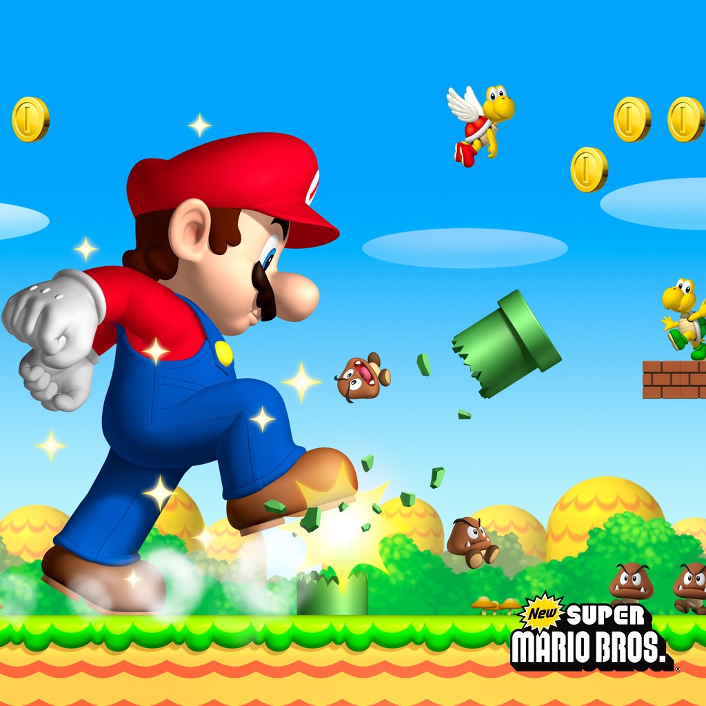 iPadBackgrounds Super Mario Bros iPad Wallpapers