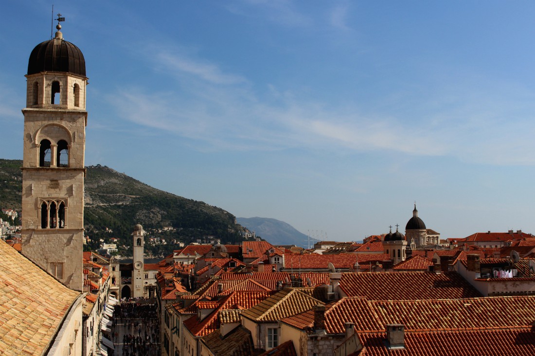 Dubrovnik, Kroatia, Dubrovnikin vanha kaupunki, syysloma, Rouva Sana