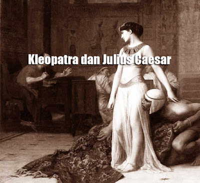 Gambar Kleopatra dan Julius Caesar