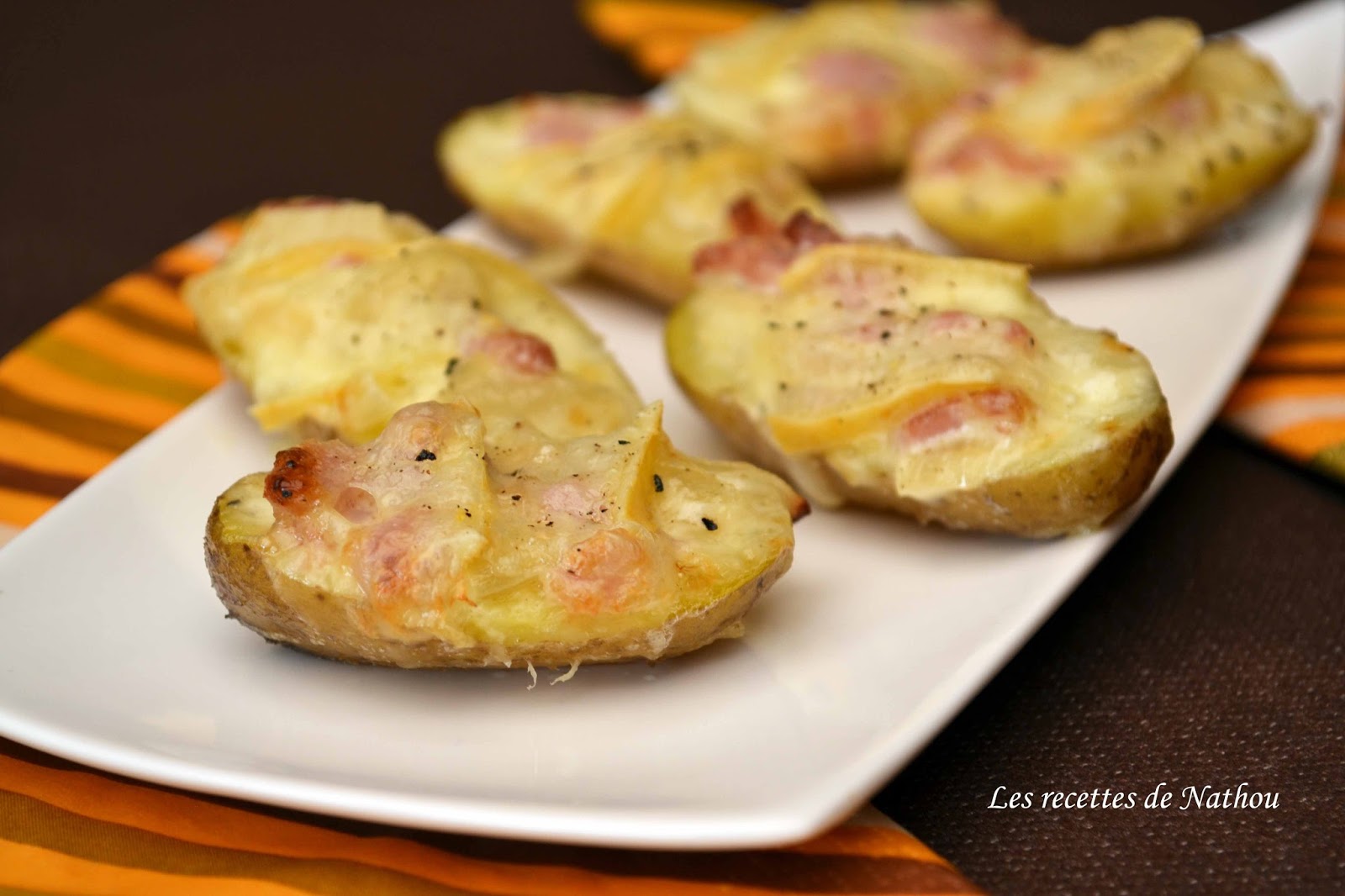 Ma cuisine au fil de mes idées... Pommes de terre façon "tartiflette" pour l