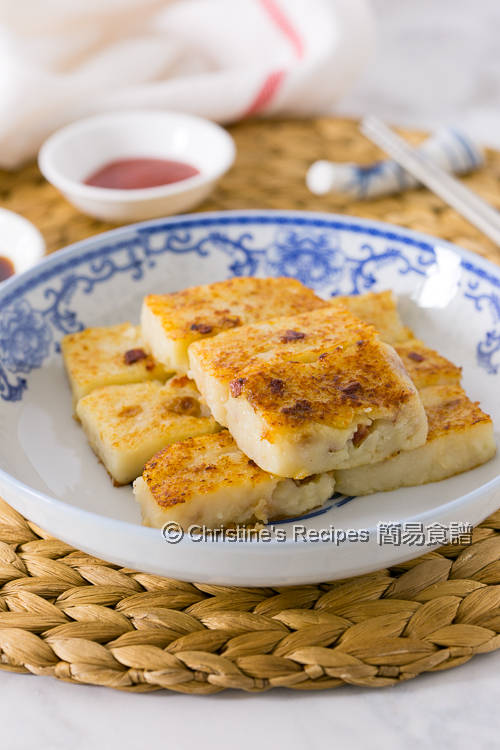 香煎臘味蘿蔔糕 Radish Cake in Instant Pot02