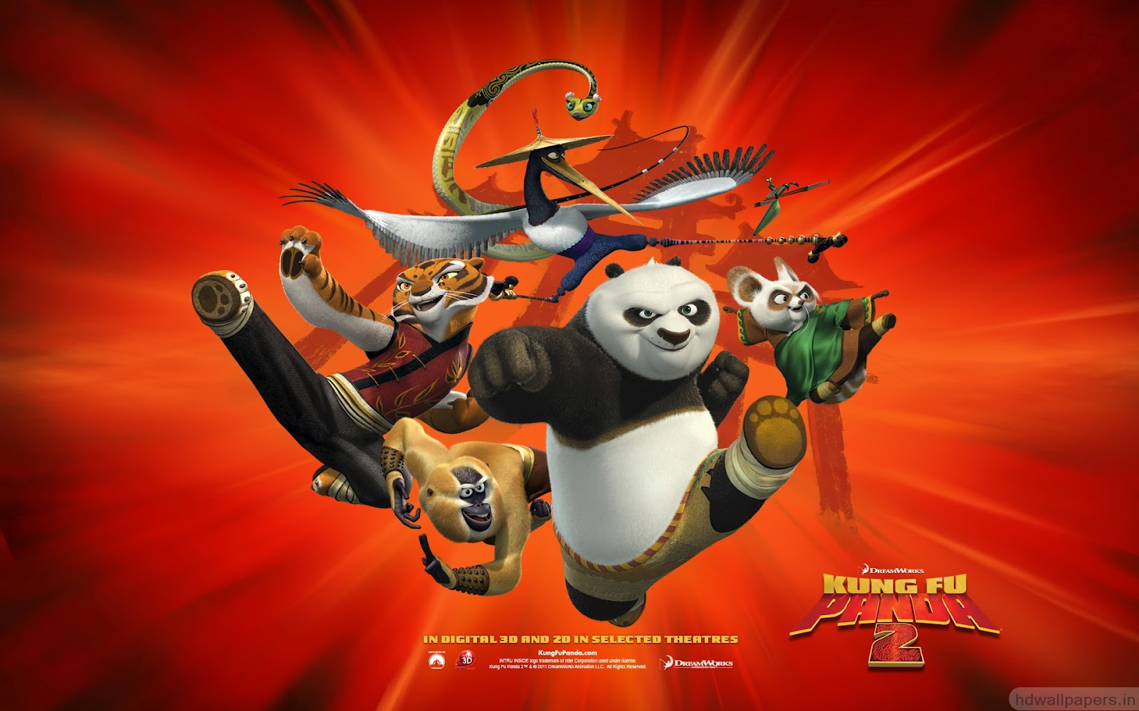Disney Desktop Wallpaper: Kung Fu Panda 2 Wallpaper