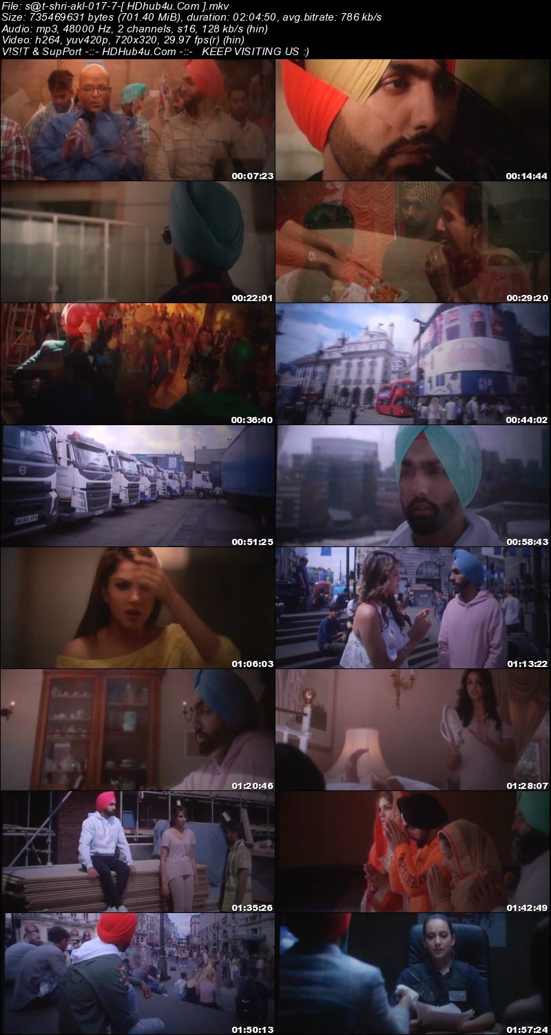 Sat Shri Akaal England 2017 Punjabi Movie pDVDRip 700MB Download