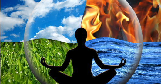 Polaridade Yoga - Ayurveda, Harmonize 5 Elementos: Éter, Ar, Fogo