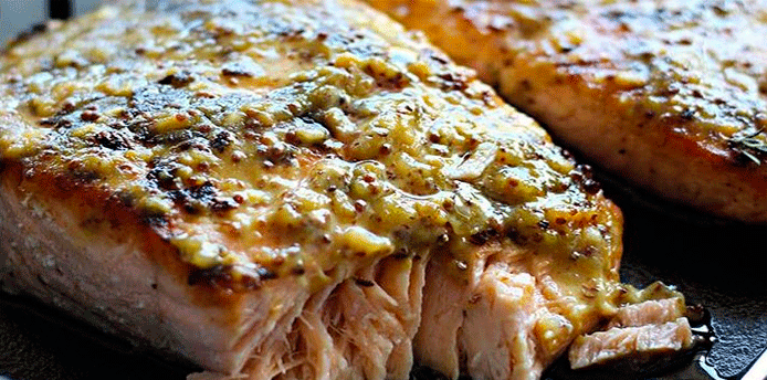 Filet de merluza a la mostaza