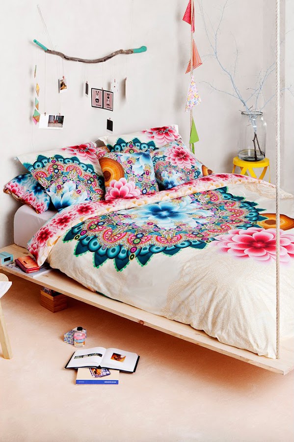 Decoración con textiles de colores - homepersonalshopper