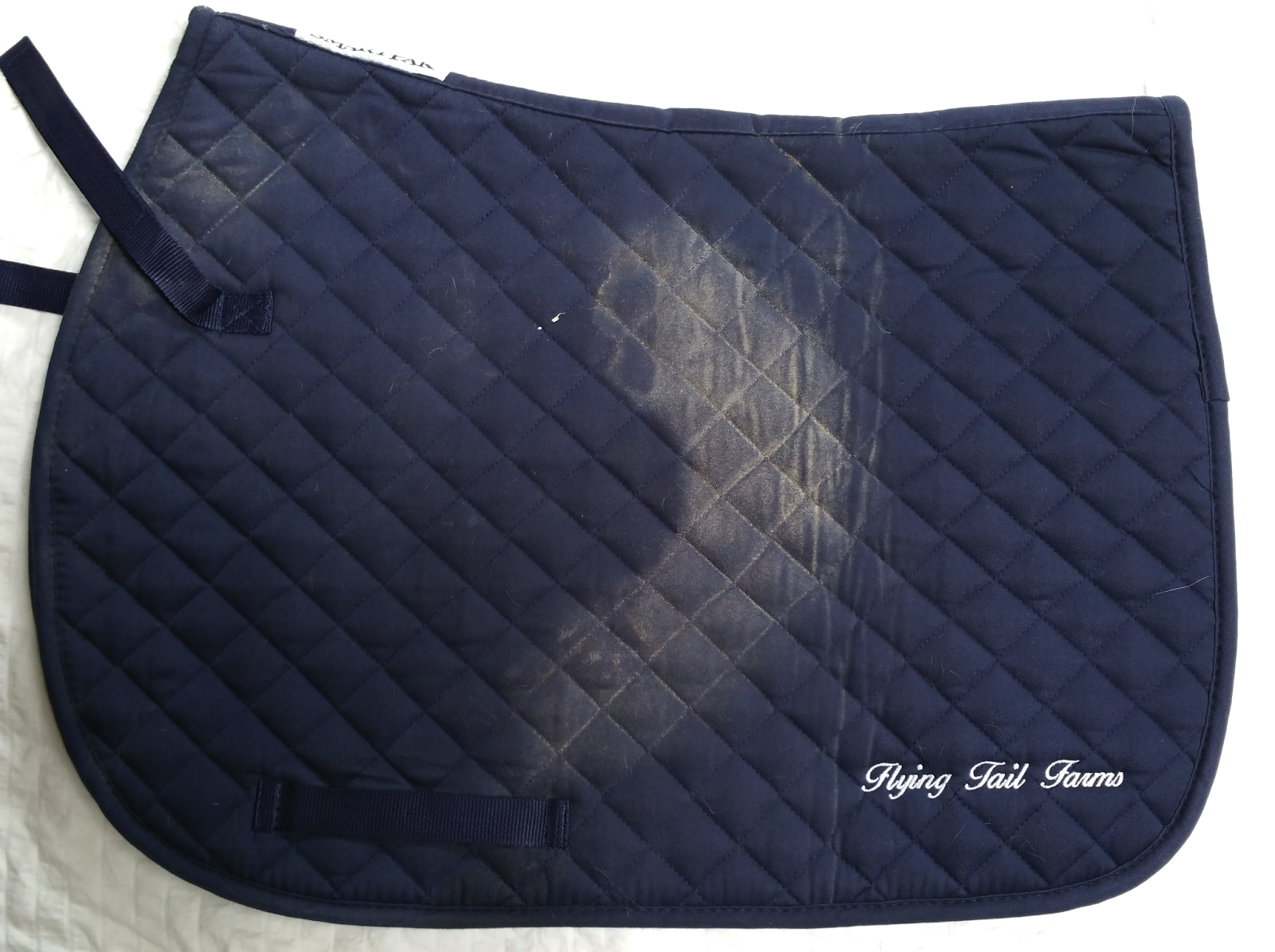 Life with Horses Washing a saddle pad at home with less mess