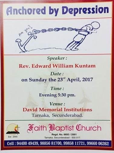 Anchored by Depression - Christian Revival Meetings in Hyderabad