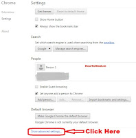 how to change download location in google chrome android