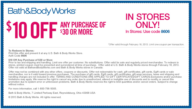 Treasure Hunt For Coupons Bath And Body Works 10 Off 30 Purchase In Treasure Hunt For Coupons Bath And Body Works 10 Off 30 Purchase In