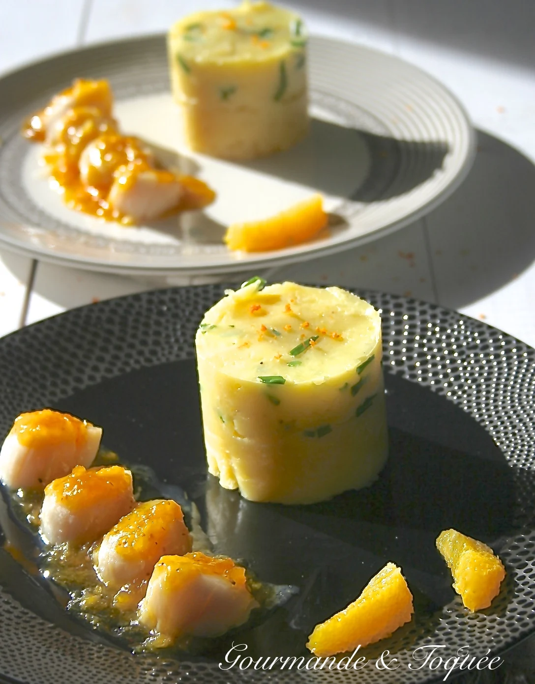 Gourmande&Toquée: Noix de Saint Jacques au confit d'agrume