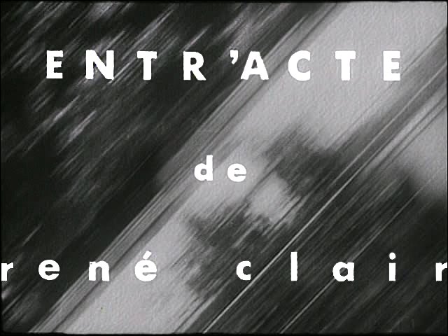 Entr'acte. Entreacto. (1924). Rene Clair