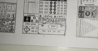 Thailand Lottery 4pc First Paper For 01-11-2018