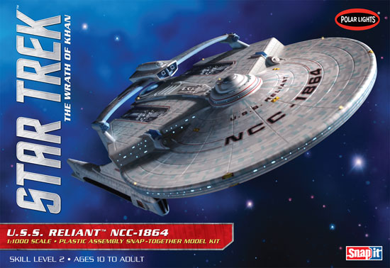 Enterprise Reliant Wrath of Khan Edition 1:000 Set Details about   Polar Lights Star Trek U.S.S