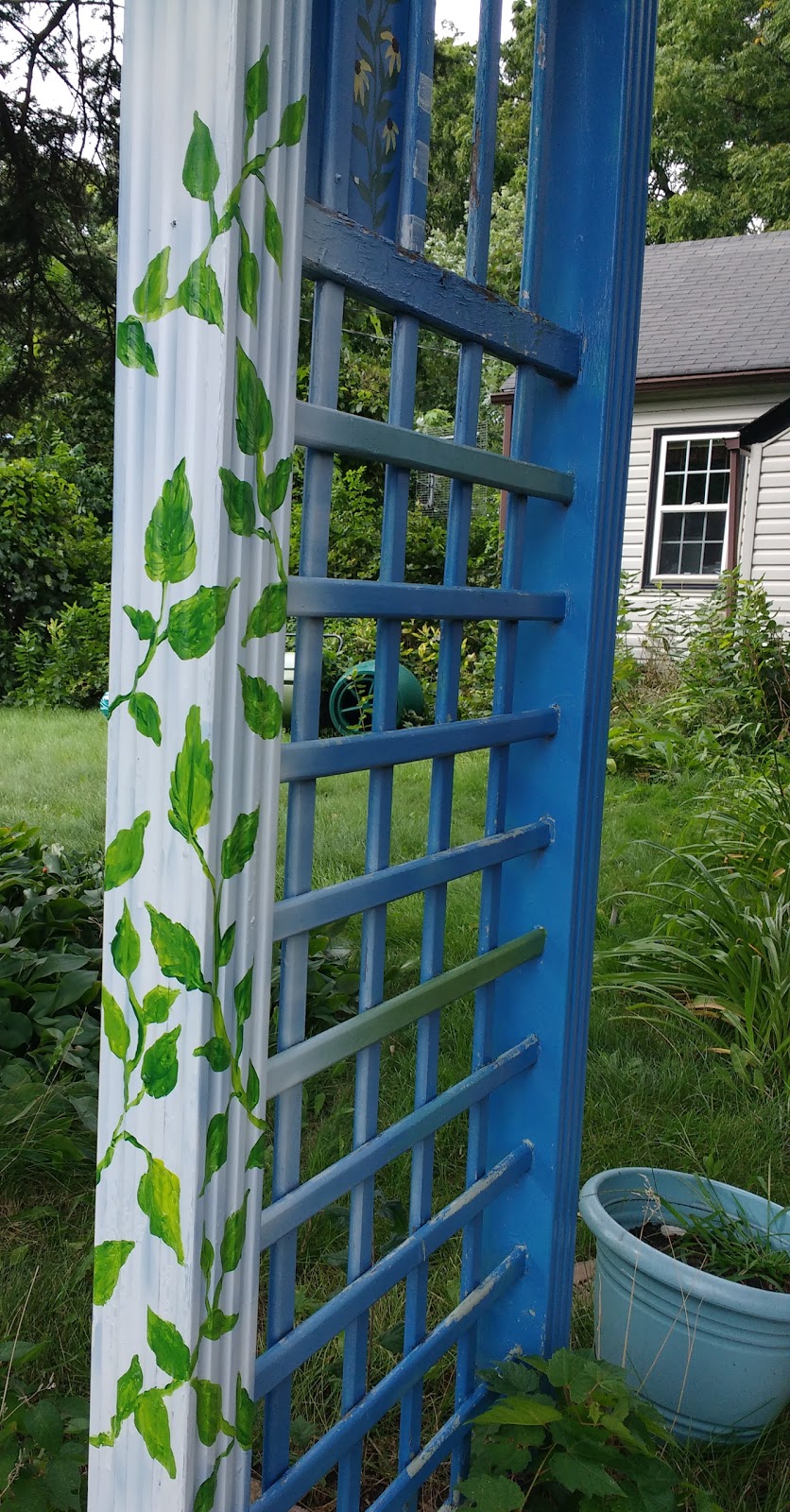 Paintersgarden Painting Vines on the Arbor