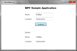 Microsoft .Net Solutions: How to create a sample WPF Sample Application ...
