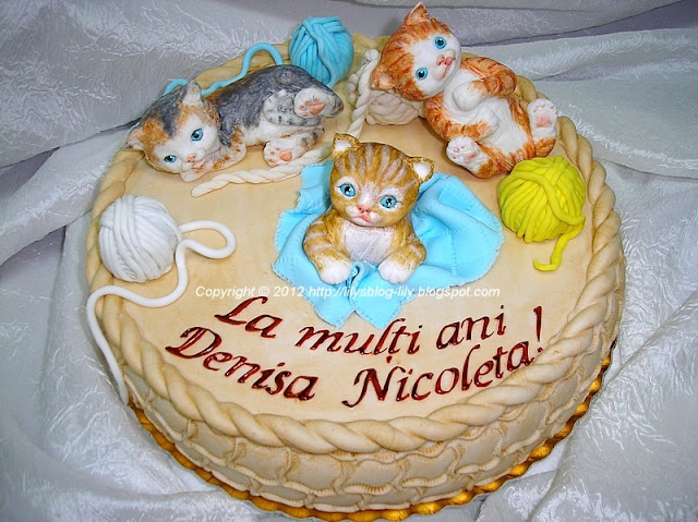 Tort cu pisicute/Kitten Cake
