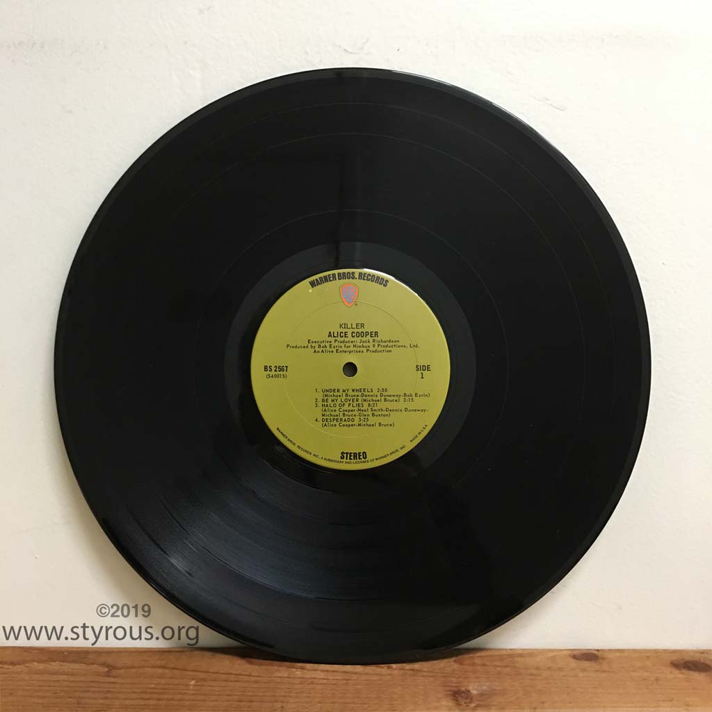 The Styrous® Viewfinder: 20,000 vinyl LPs 168: Alice Cooper ~ Killer Vinyl