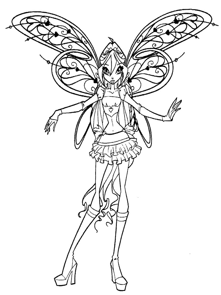 magic winx coloring pages - photo #27