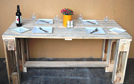 Desain Meja Makan Dari Pallet Bekas 1000 Inspirasi Image Courtesy By 101palletfurniture