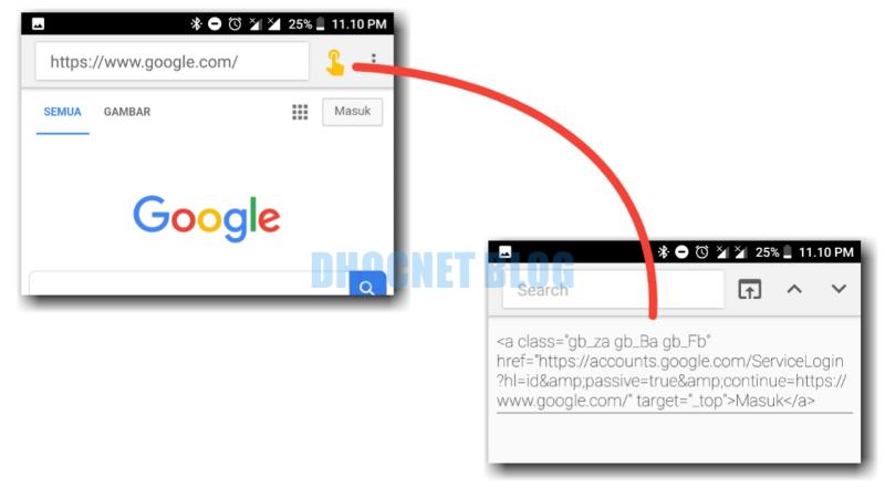 Inspeksi Halaman Web Pada Android Dengan Droid Web Inspector