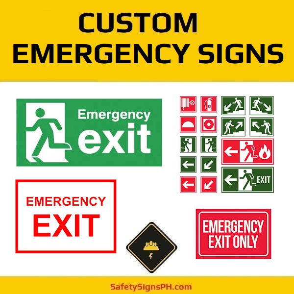 Custom Emergency Signs Philippines