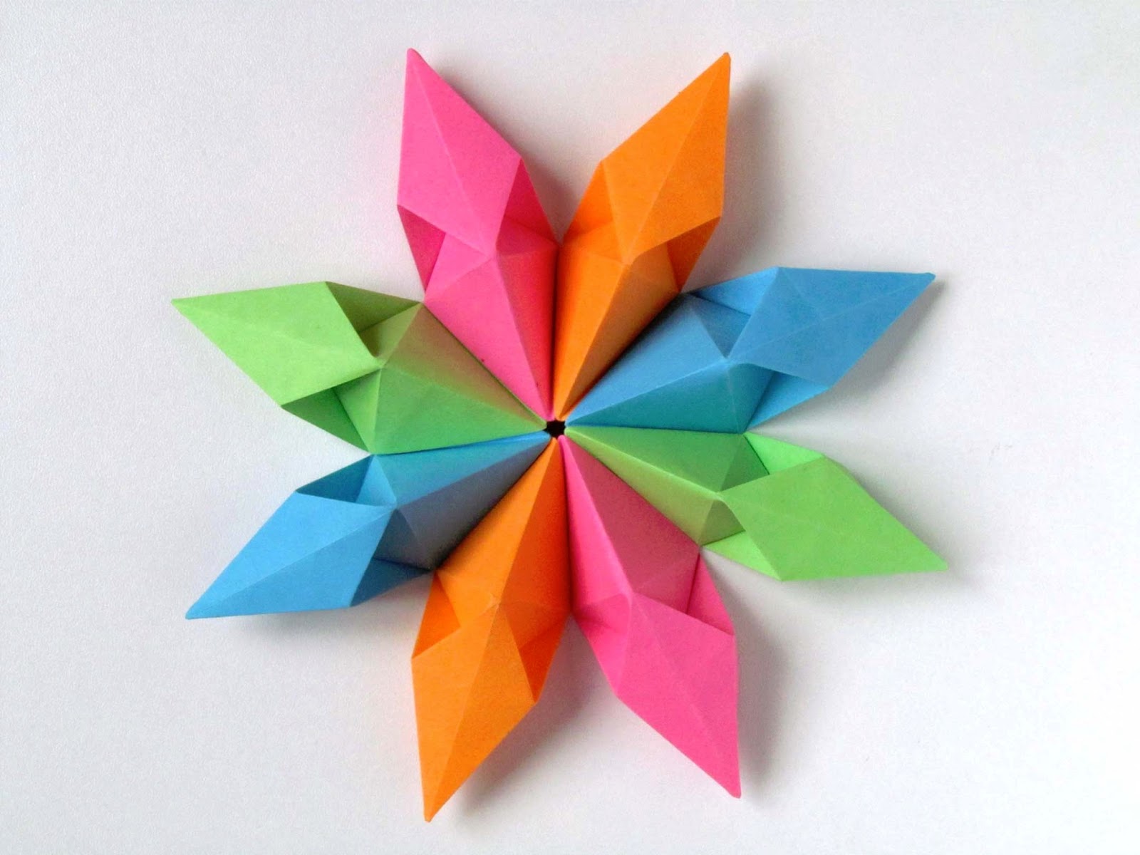 Origami poesie di carta Stella aquilone Kite Star